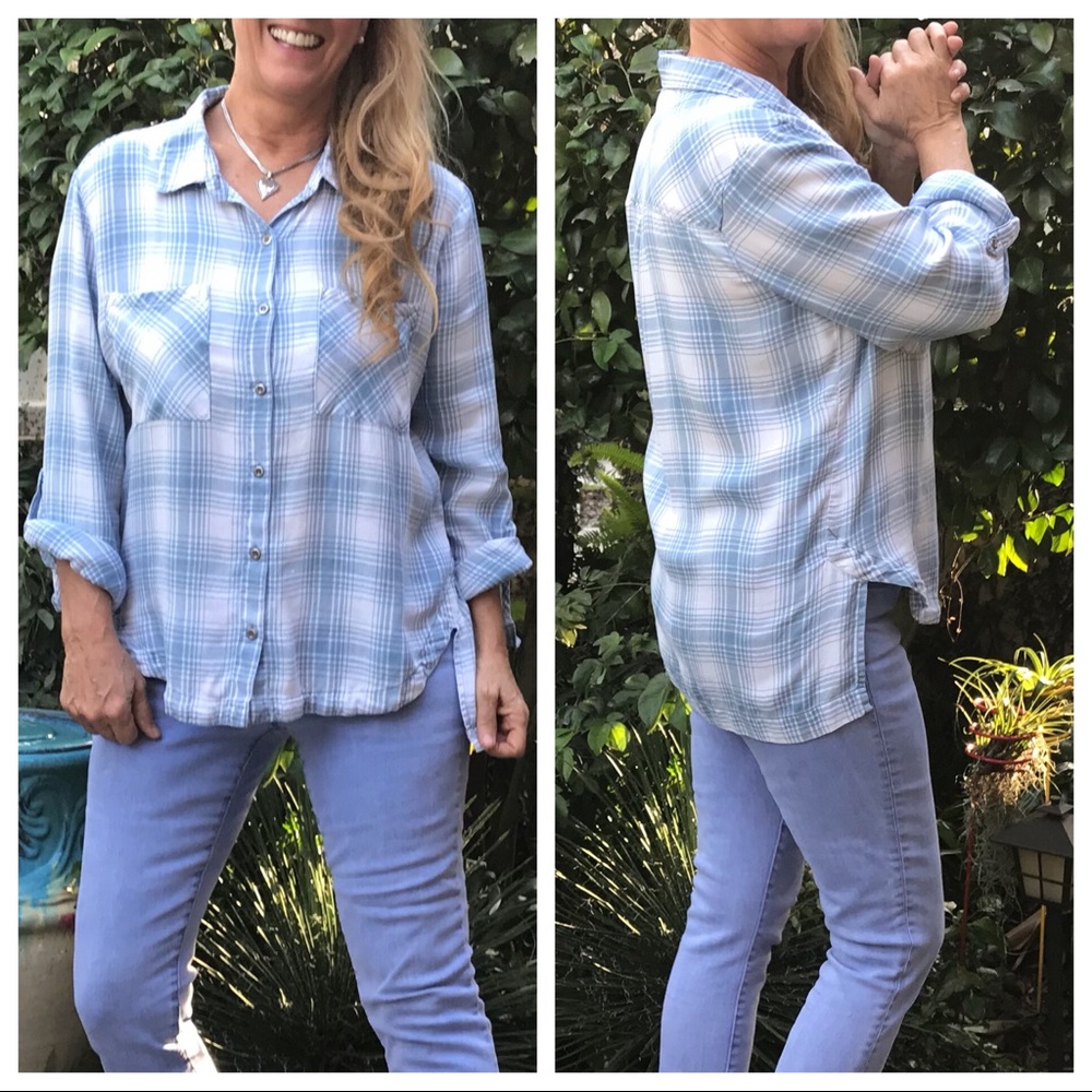 LAST 🔘 My Boyfriend’s Back! Plaid Button Up Shirt